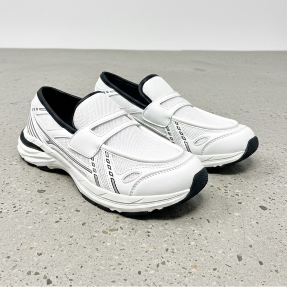 NEW Cushionaire White Sneaker Loafers Like Junya Watanabe New Balance Size 9